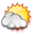 Deels bewolkt